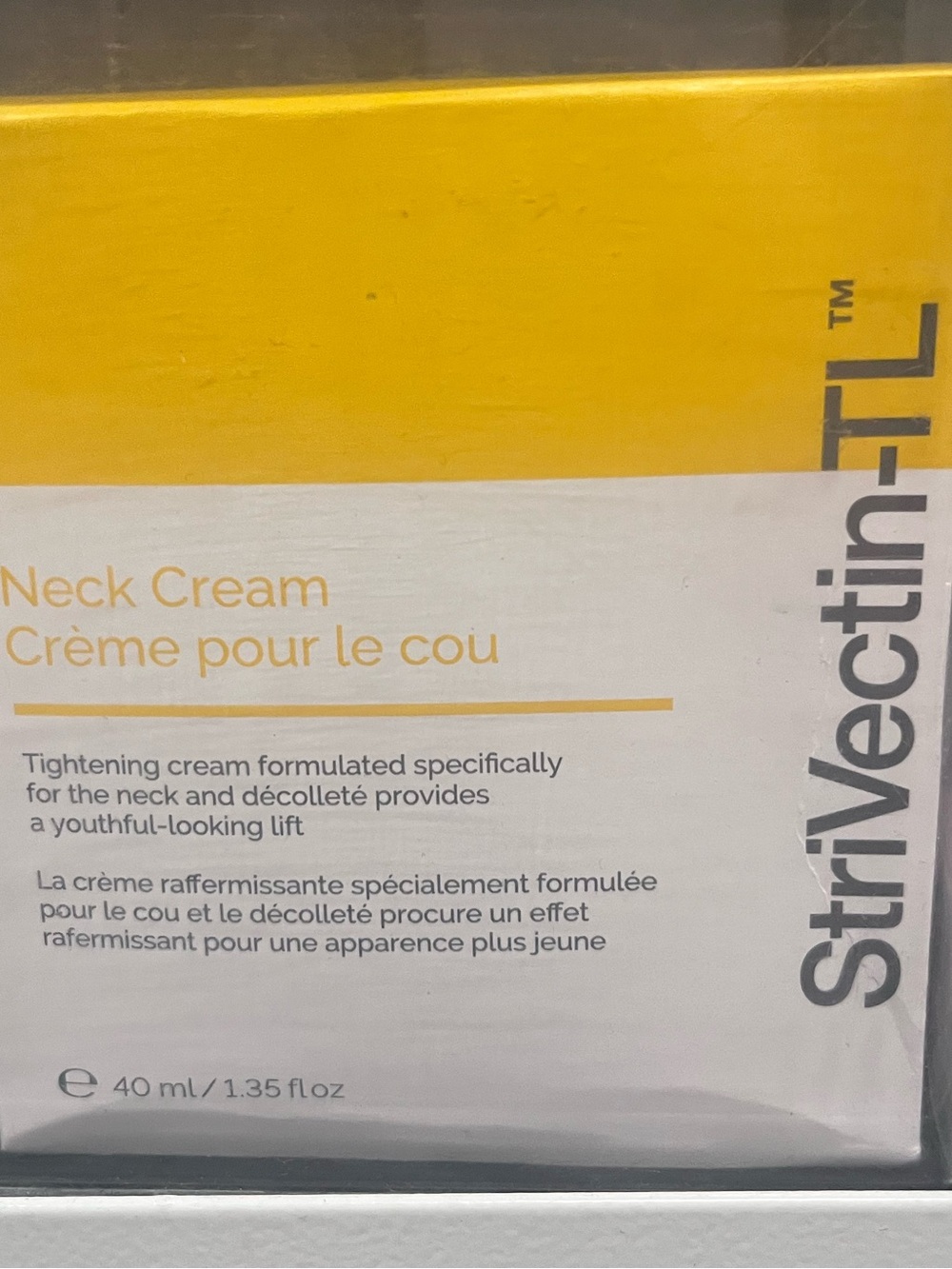 StriVectin Yellow Neck Cream Concentrate Jar new cream firming décolletage skin - Picture 2 of 2